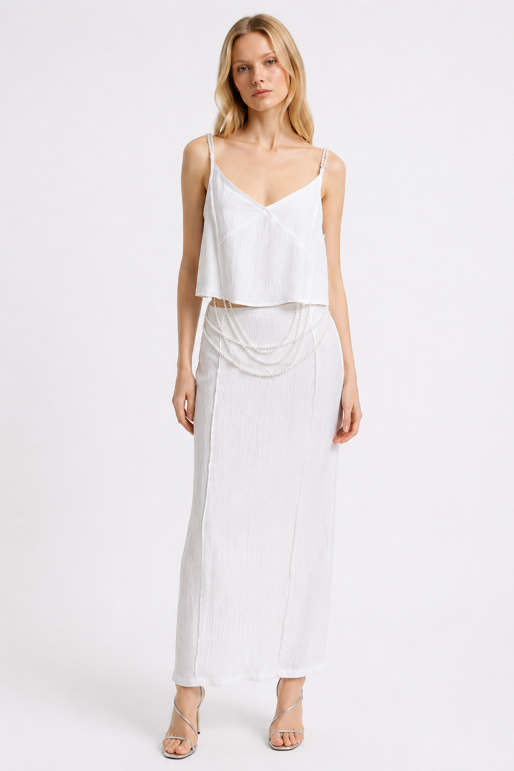 Pearl Cascade Rayon Two-Piece Set
