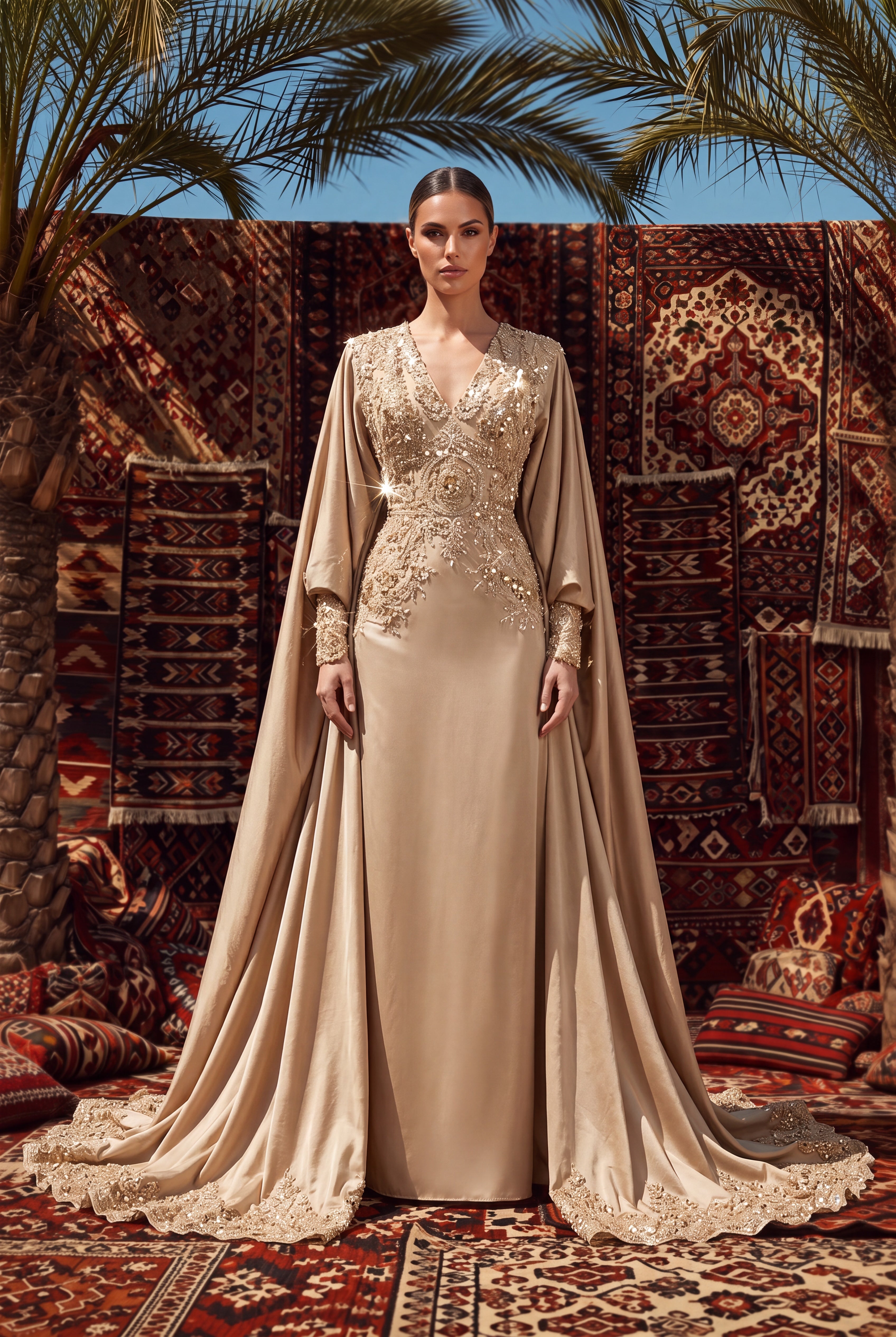 The Golden Mirage Kaftan