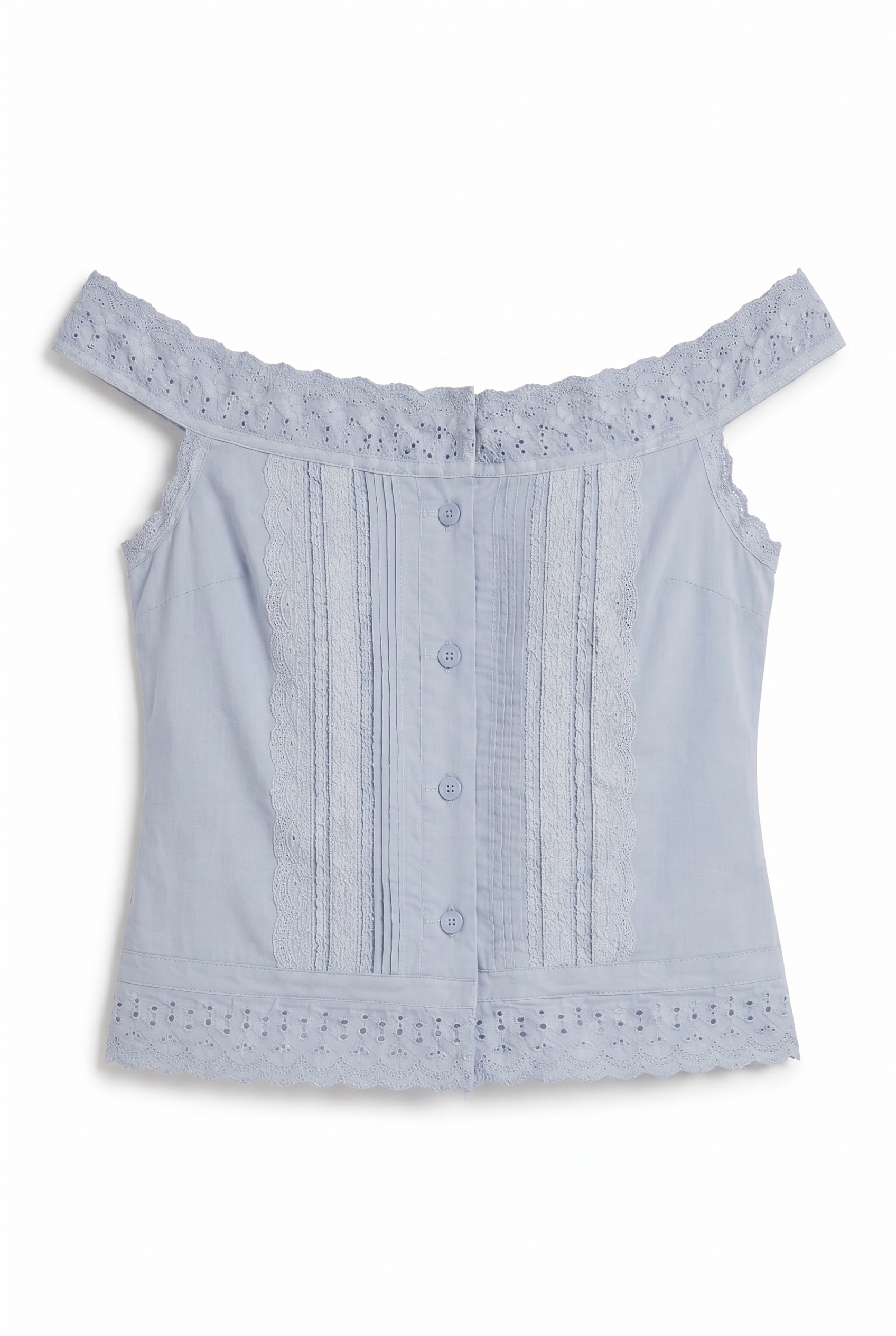 Lace Whisper Off-Shoulder Top