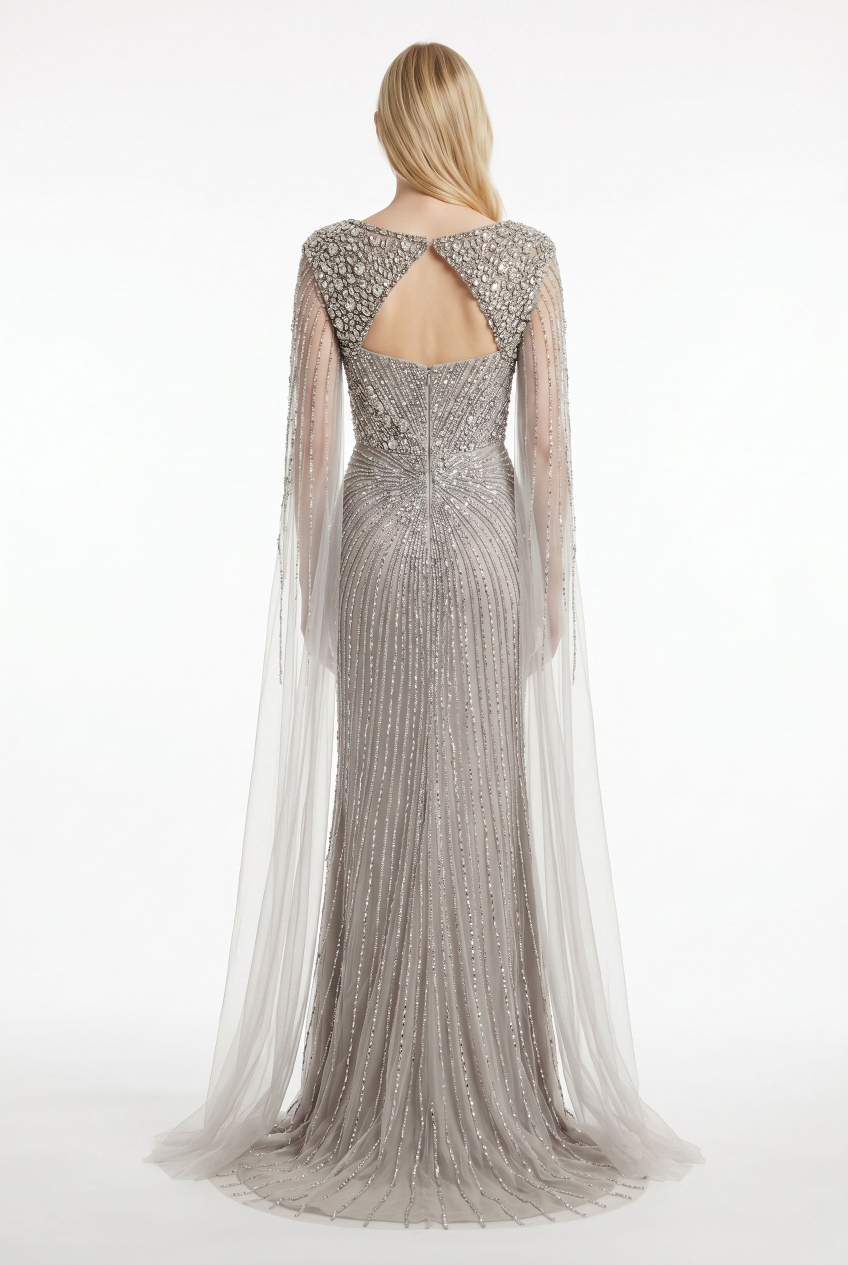 The Starburst Cape Gown