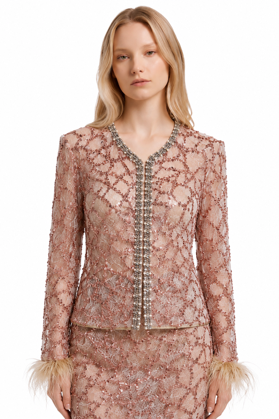 Sequence Lace Jacket