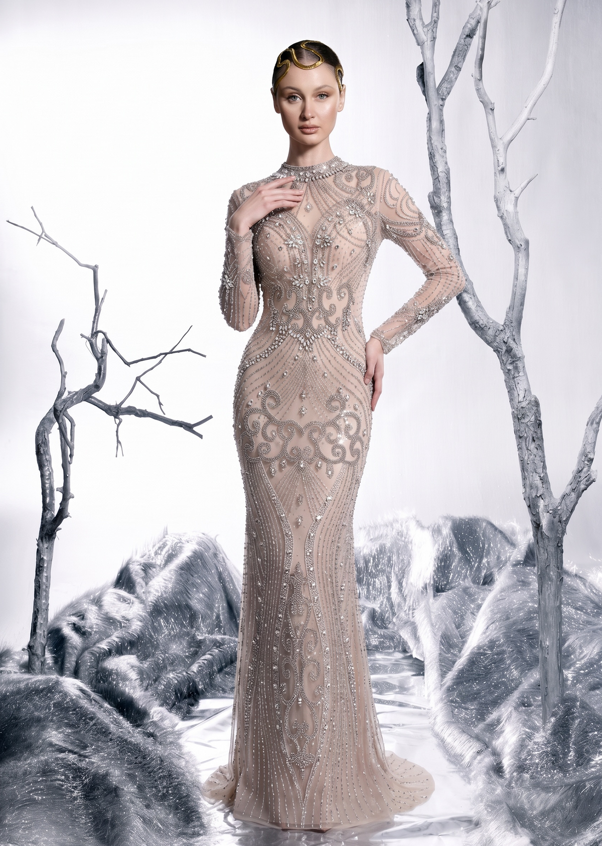 Crystal Embellished Dress