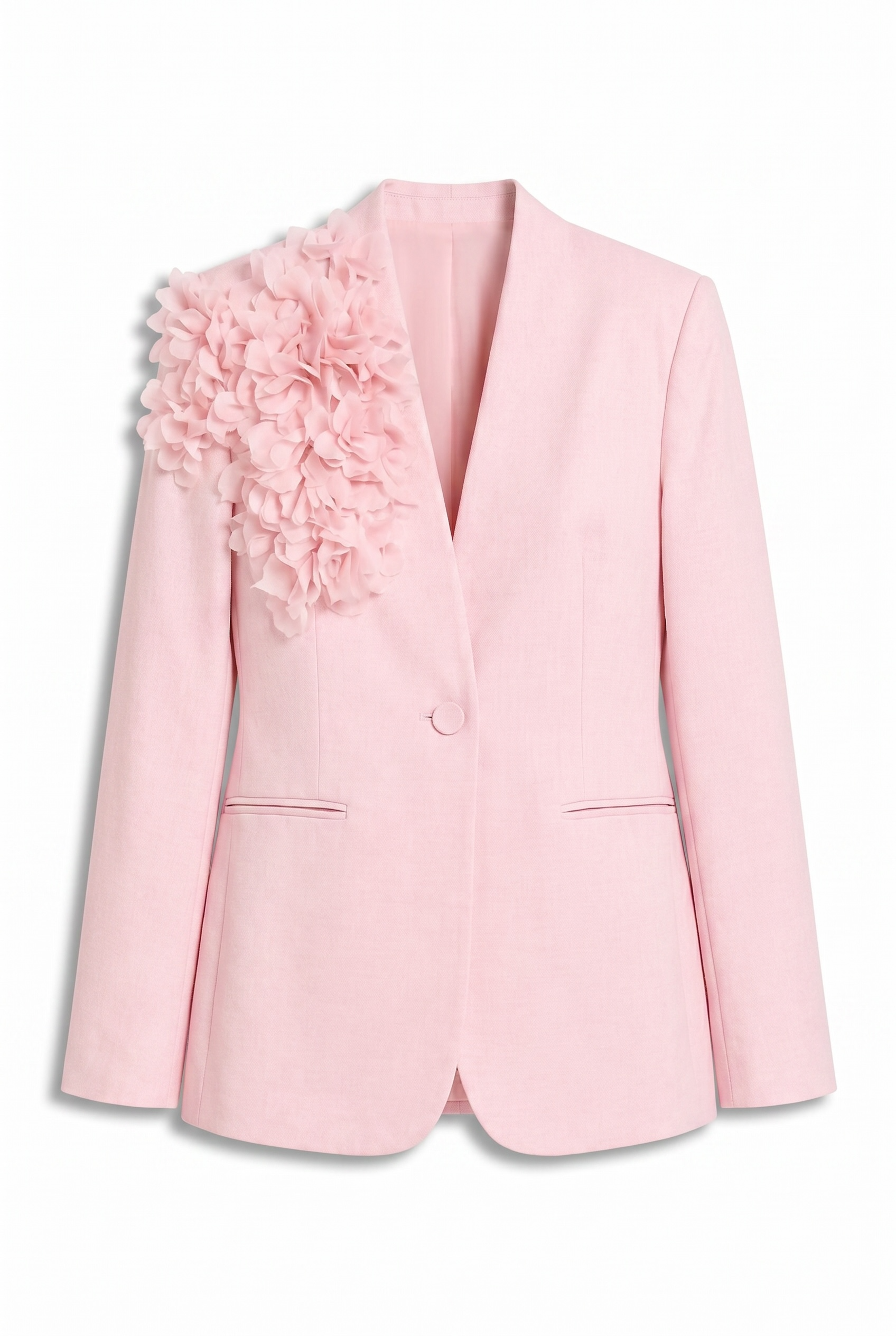 Blush Floral Blazer
