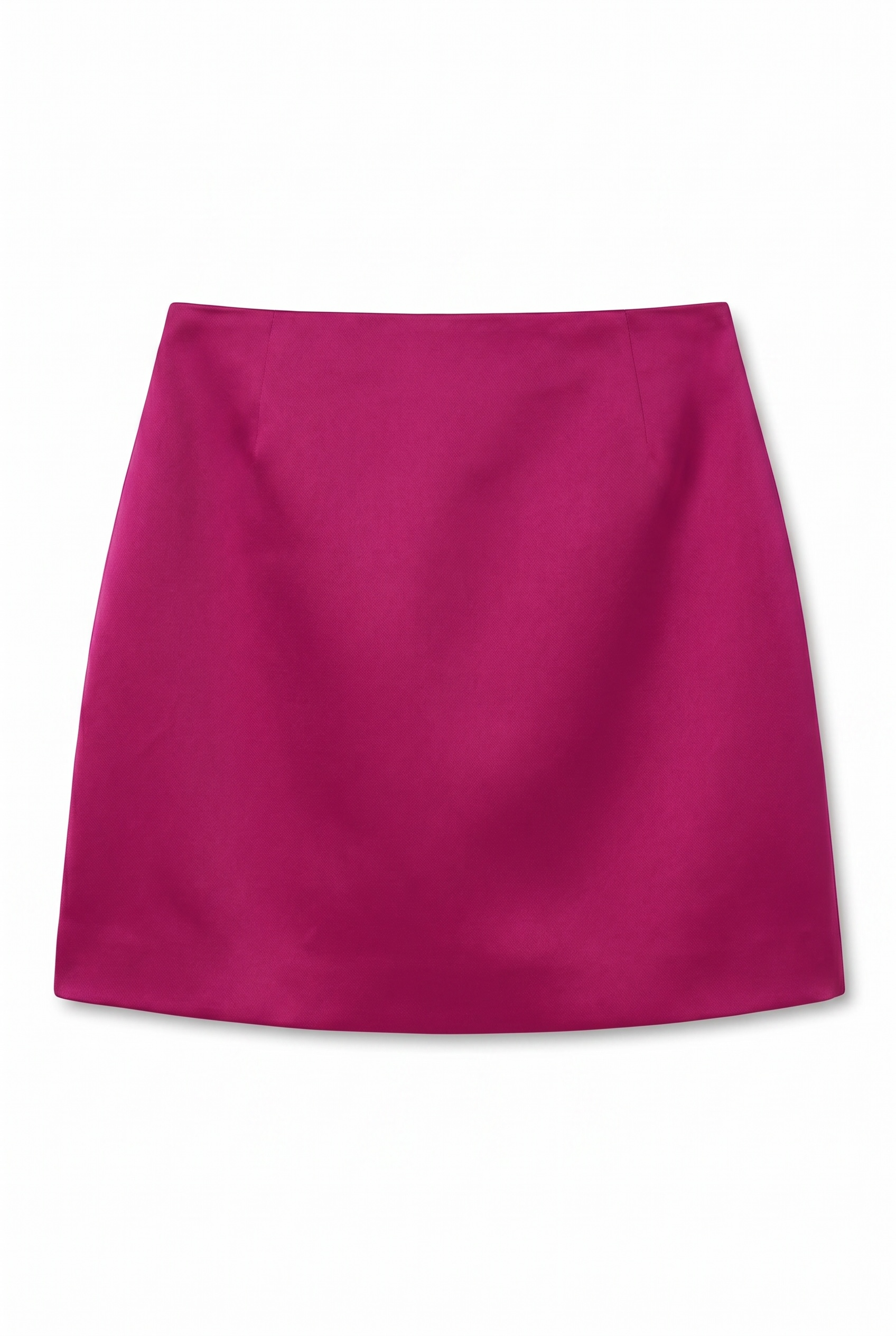 Sculpted Satin Mini Skirt
