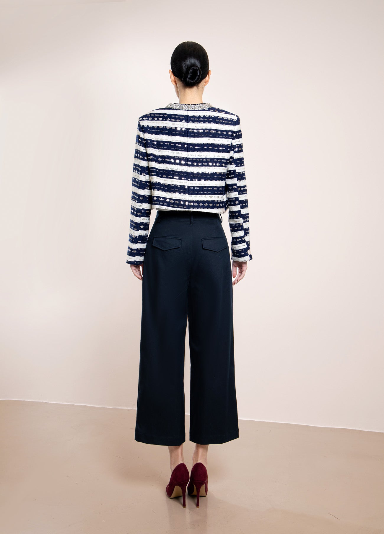 Monochrome Tweed Jacket