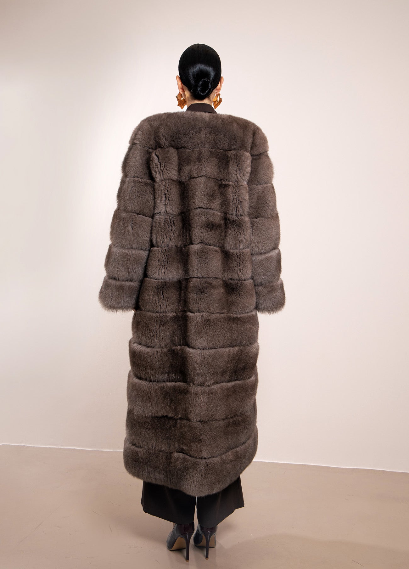 The Arctic Long Fox Coat