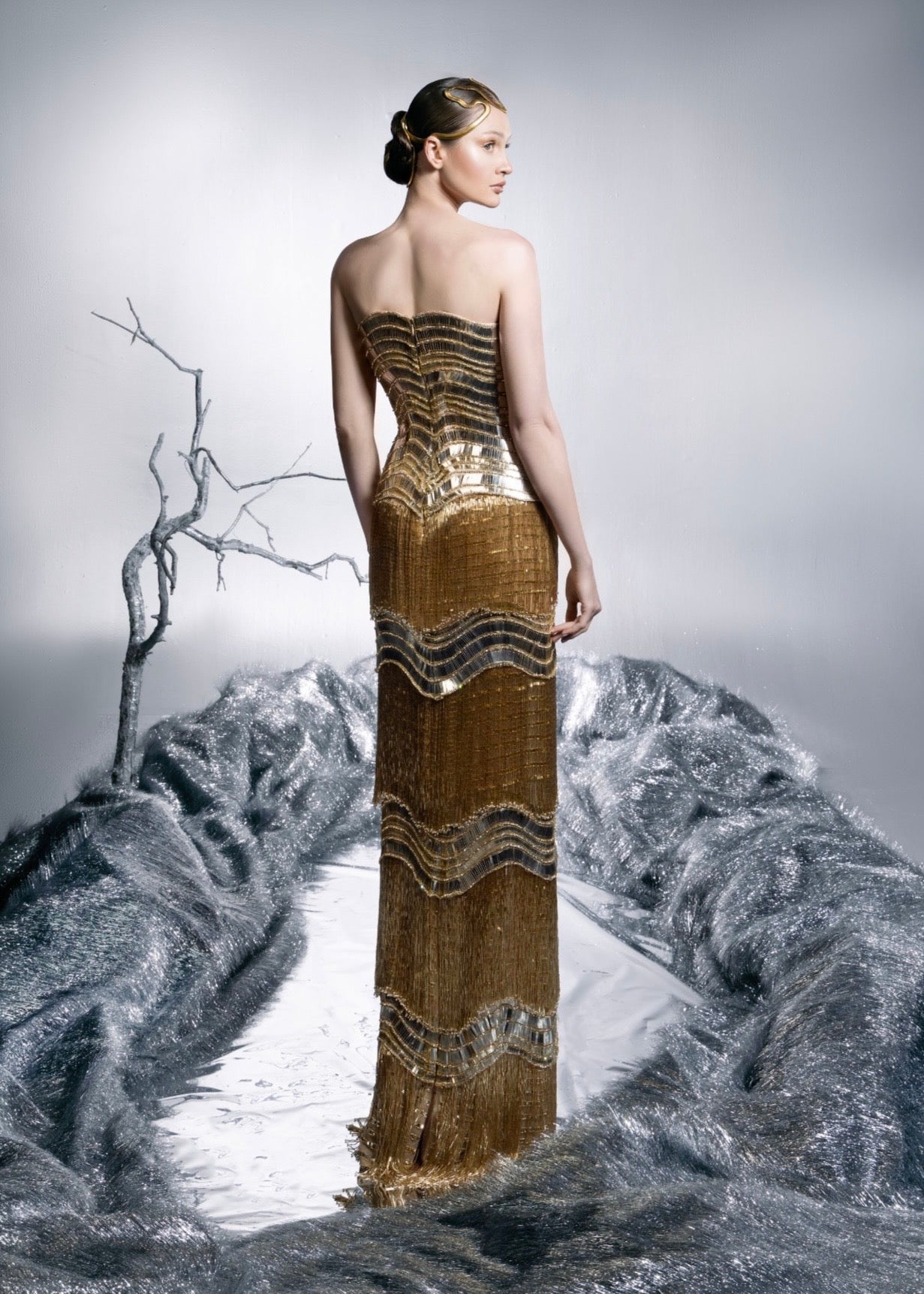Mirage Wave Gown