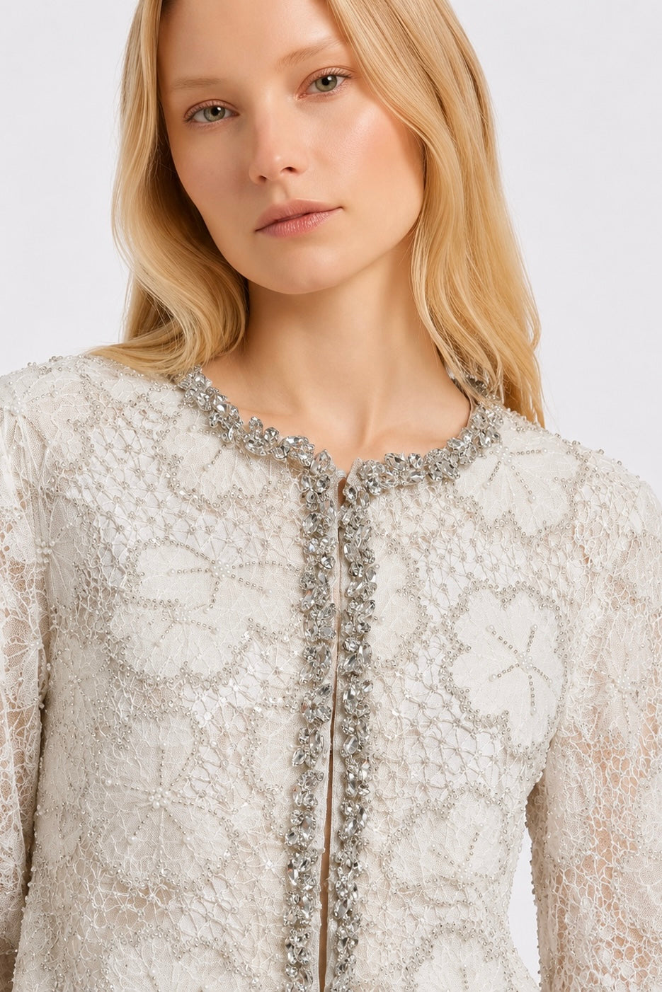 Embellished Lace Jacket