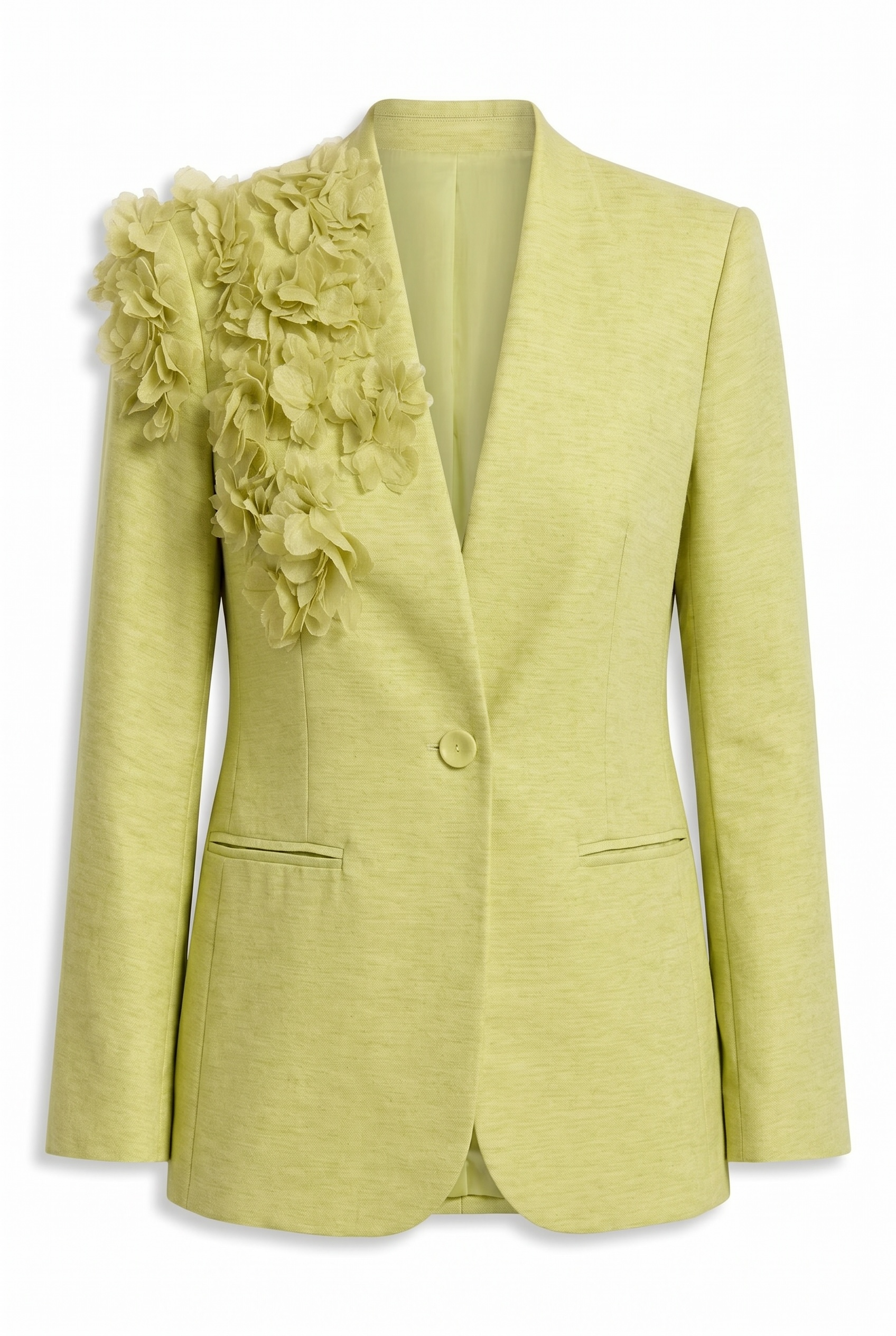 Pistachio Floral Blazer