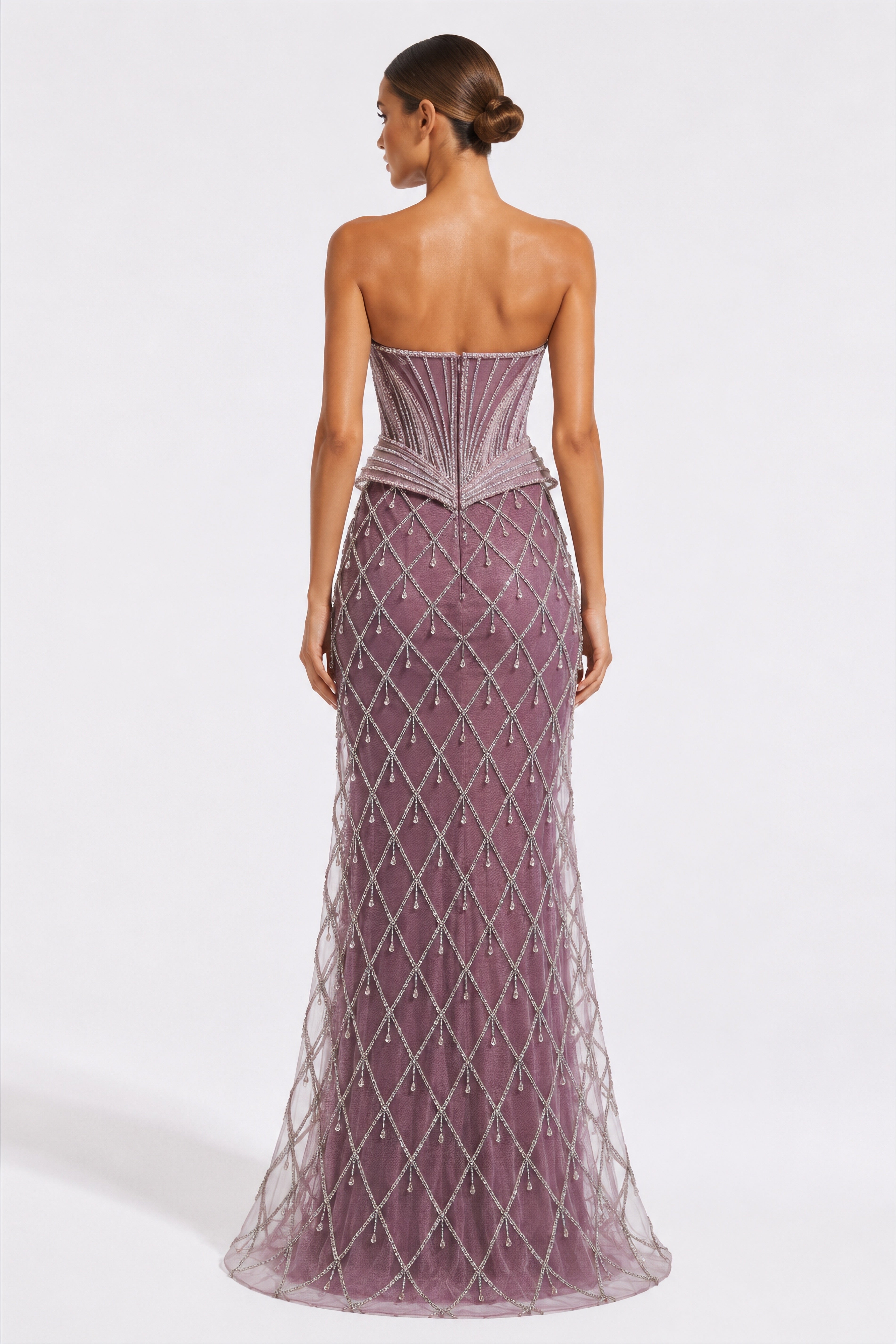 Valeria Crystal Corset Gown