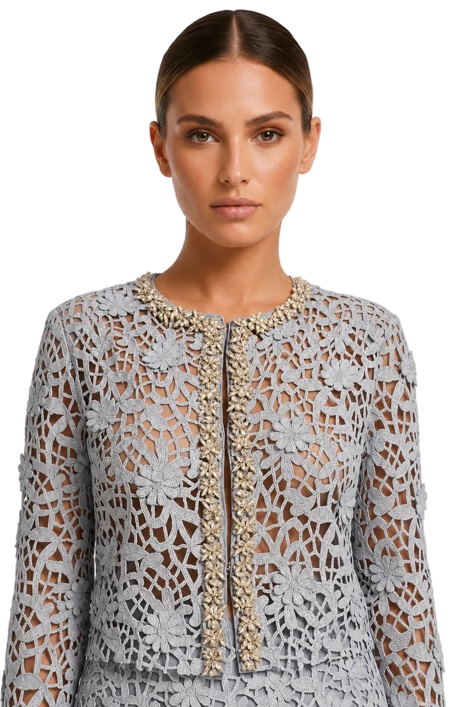 Powder Blue Sequence Jacket