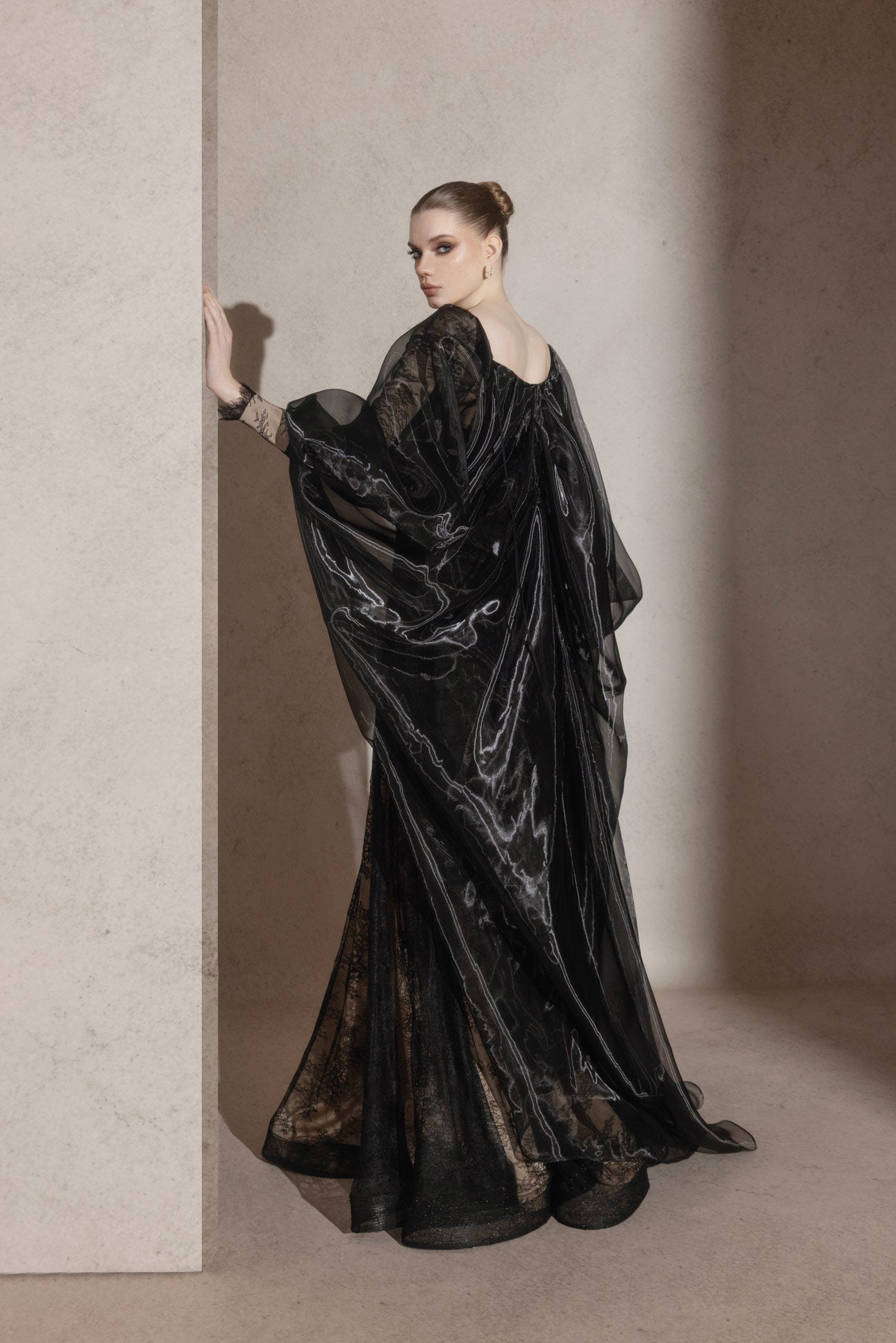 The Midnight Lace Kaftan