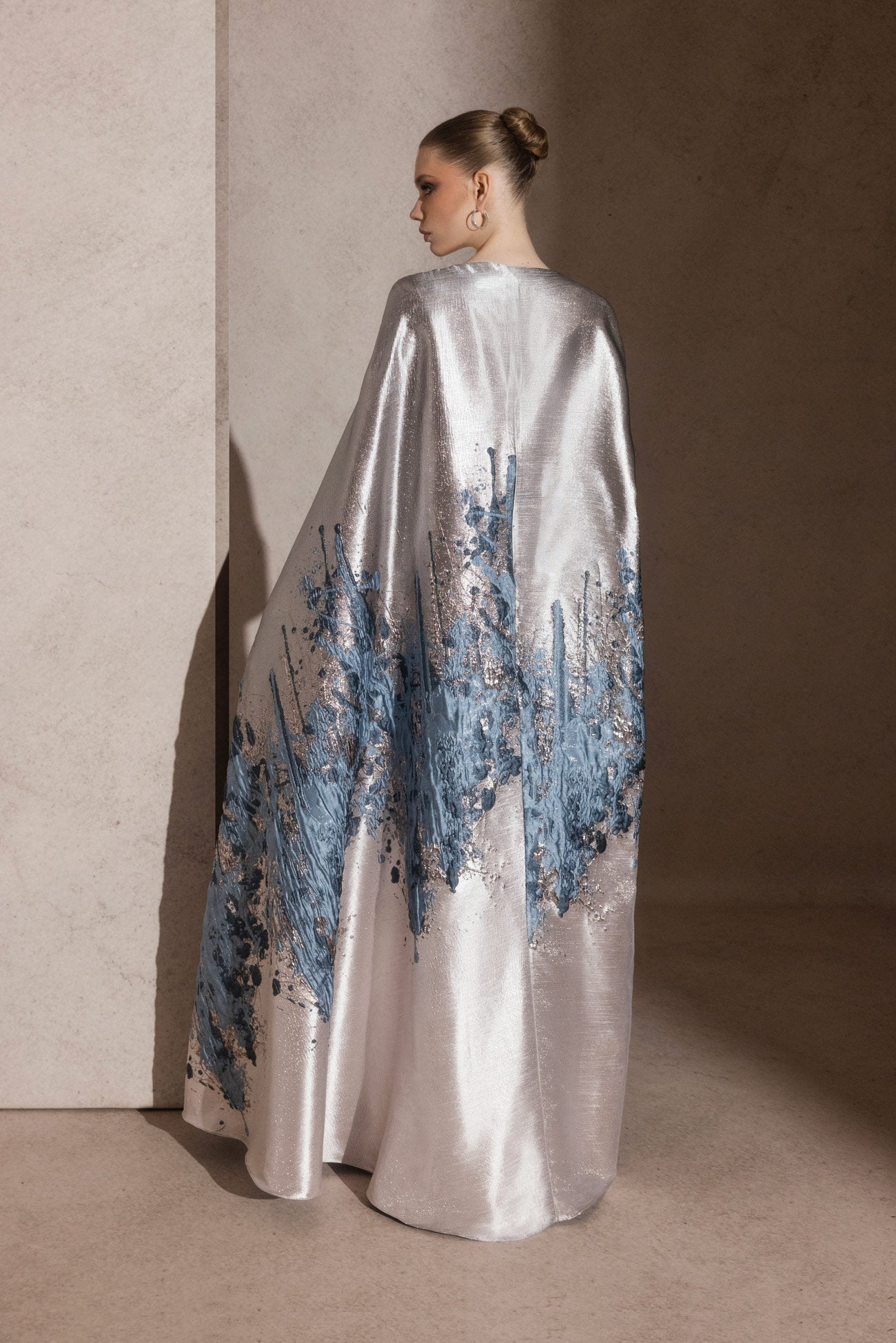 The Silver Aura Kaftan