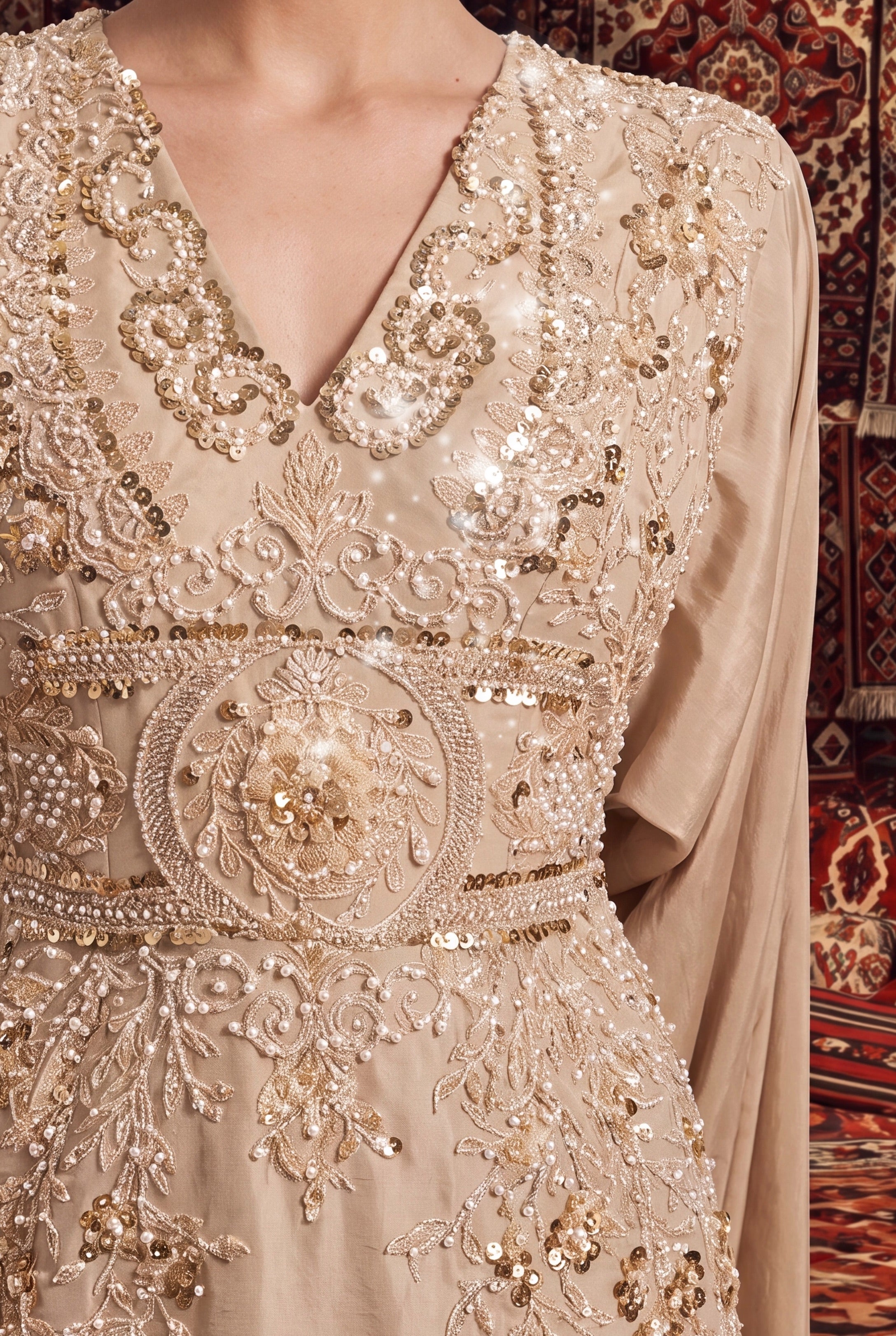 The Golden Mirage Kaftan