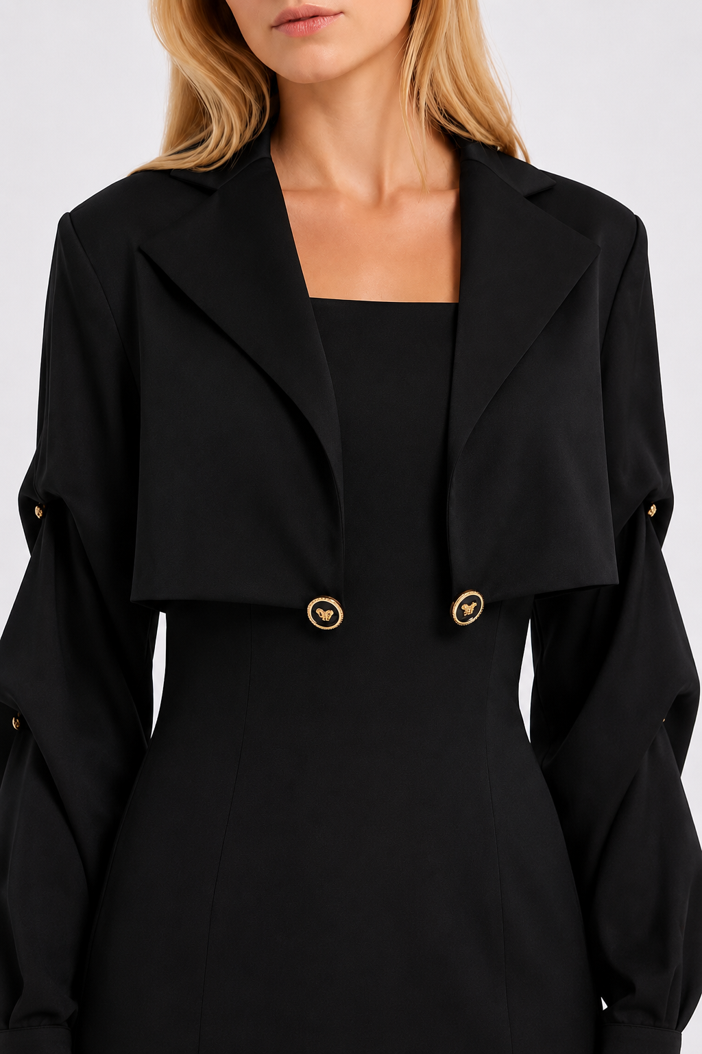 Cropped Blazer Mini Dress