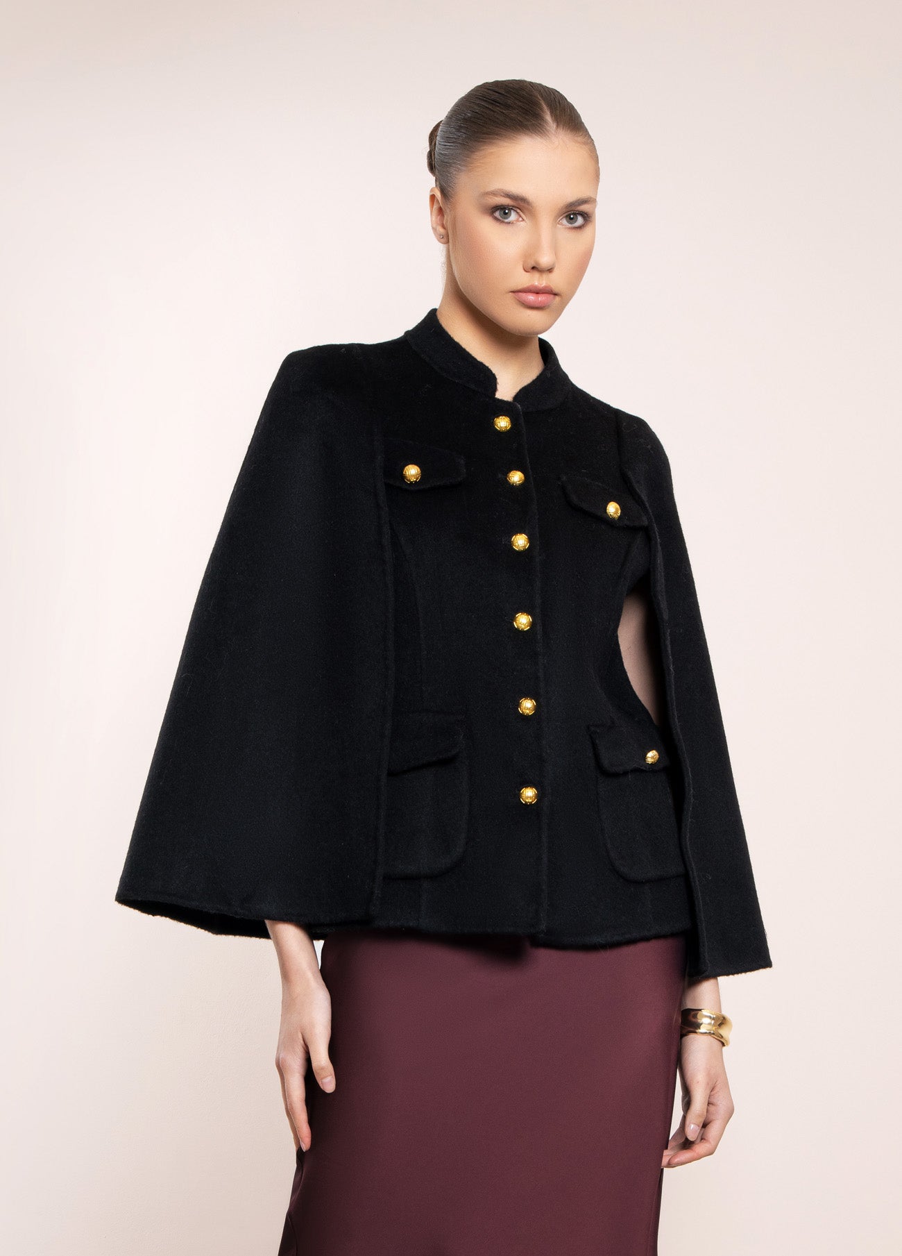 Cashmere Cape Coat