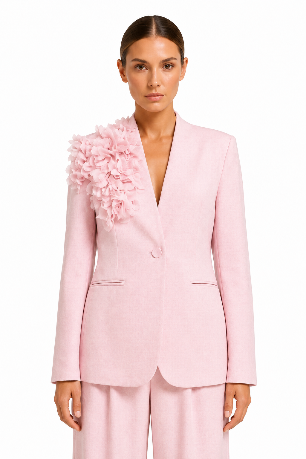 Blush Floral Blazer