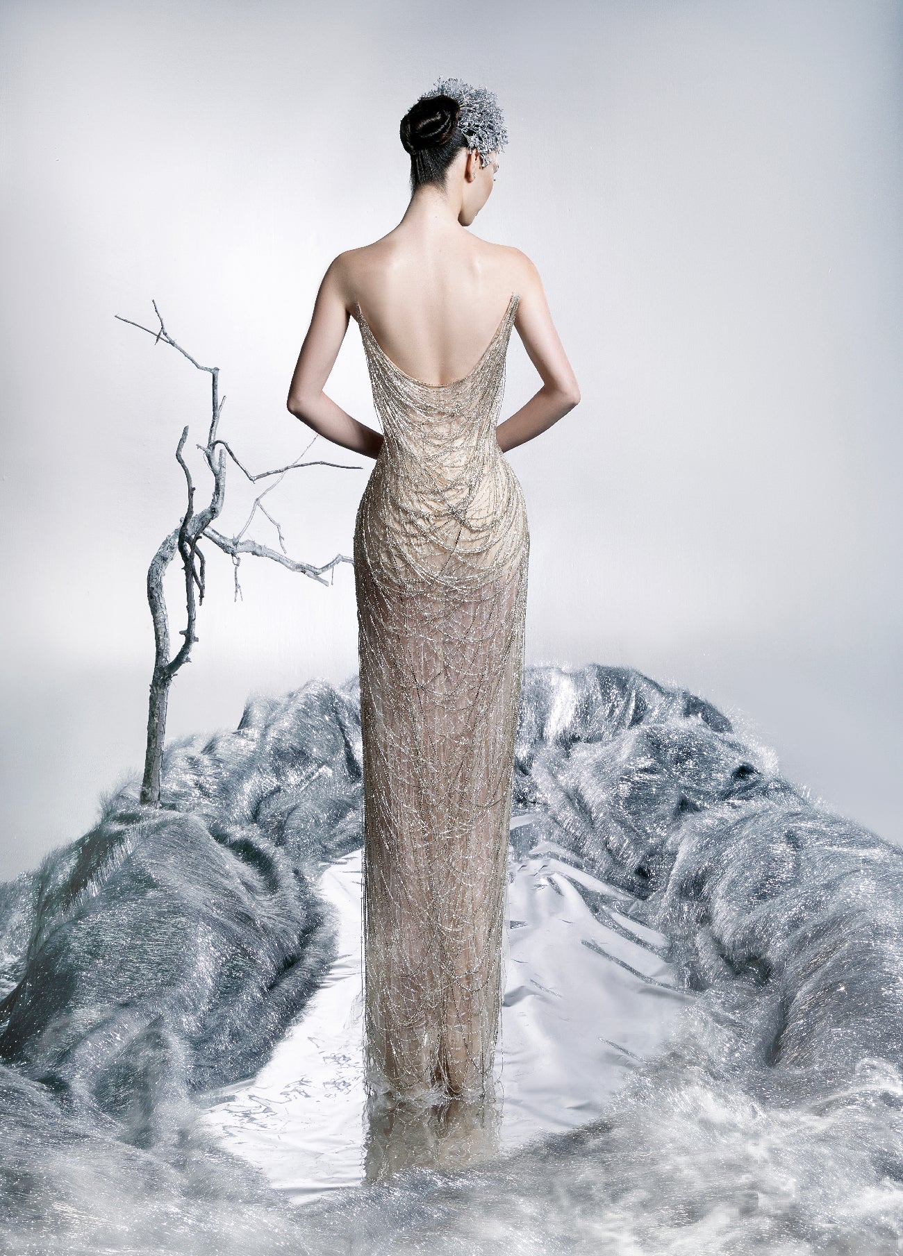 Moonlit Chain Gown