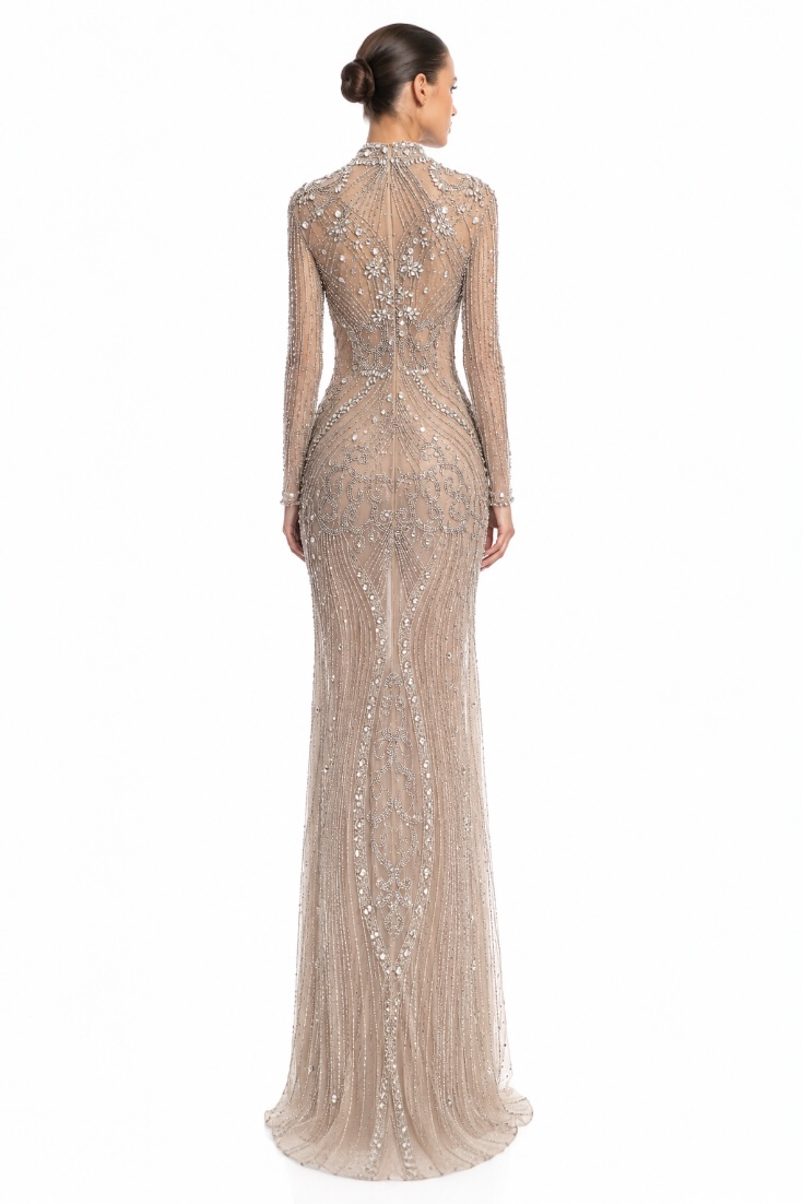 Crystal Embellished Gown