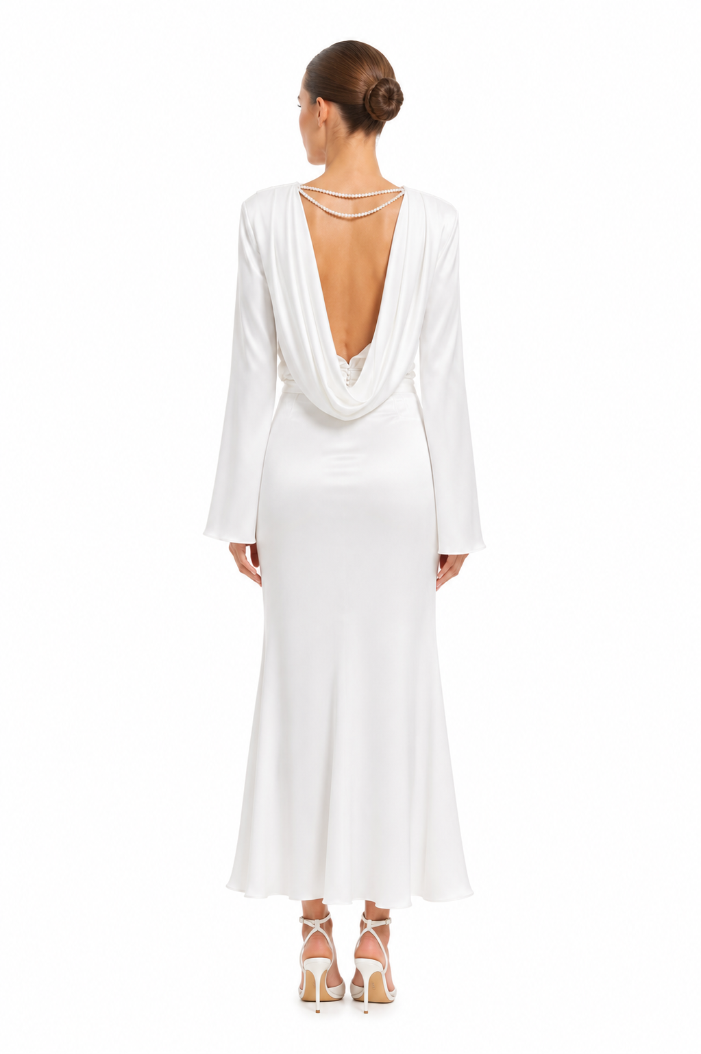 Aurelia Silk Cowl Two-Piece Set
