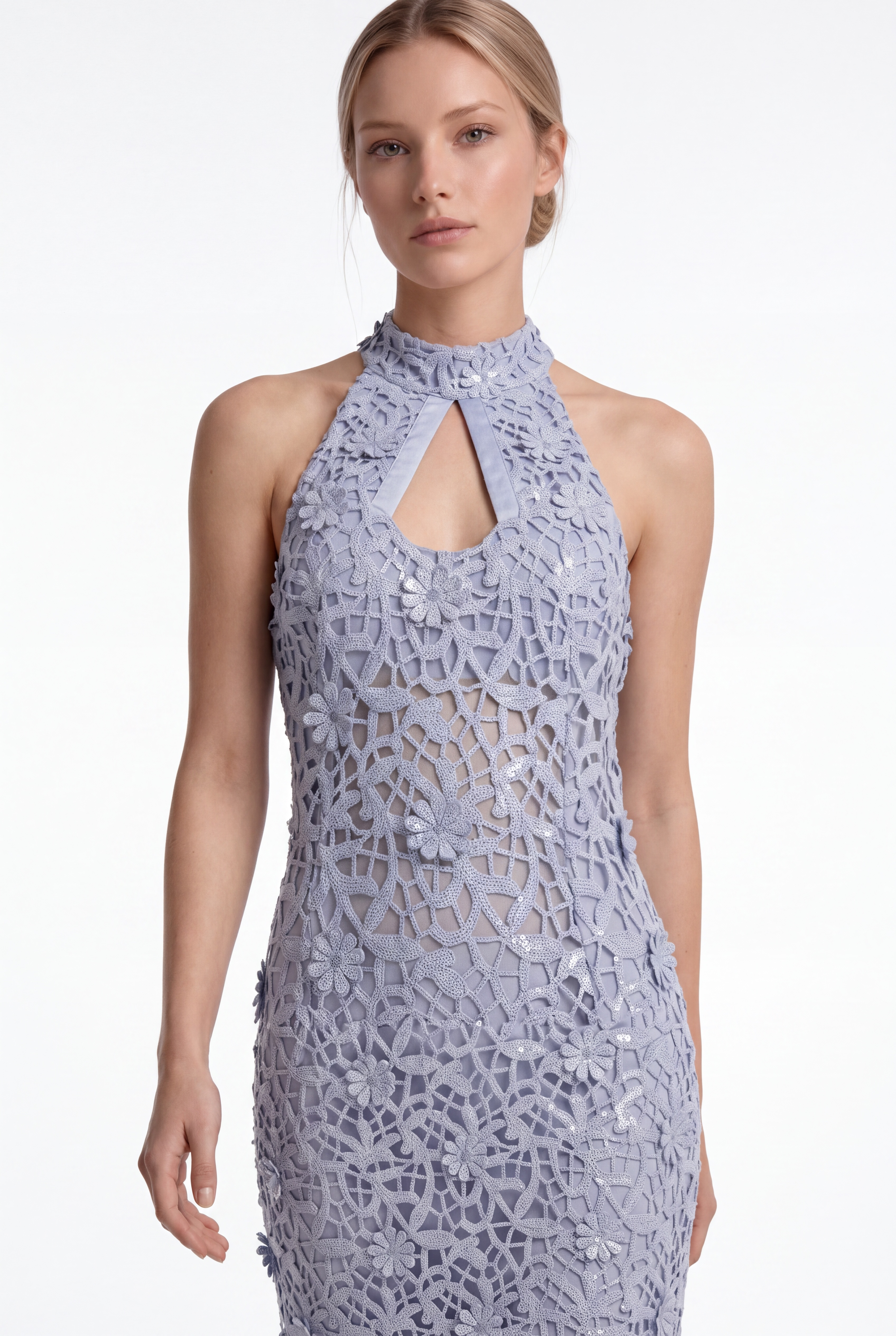 Sequin Lace Gown