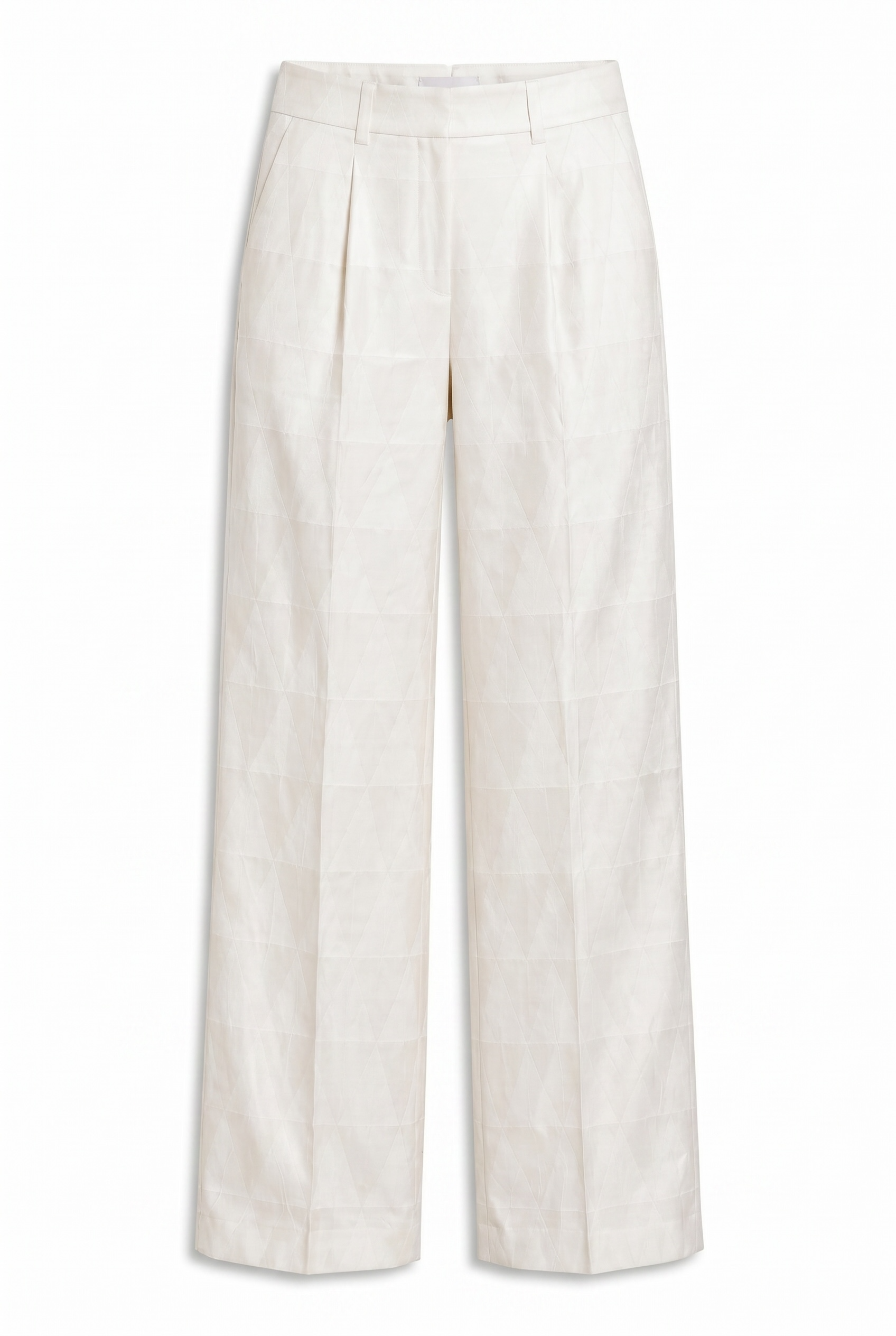 Geometric Silk pants