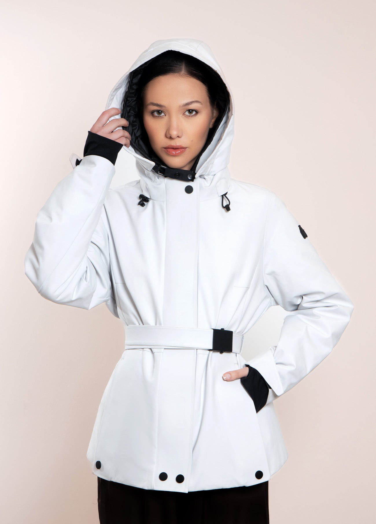 Puffer Belted Jacket